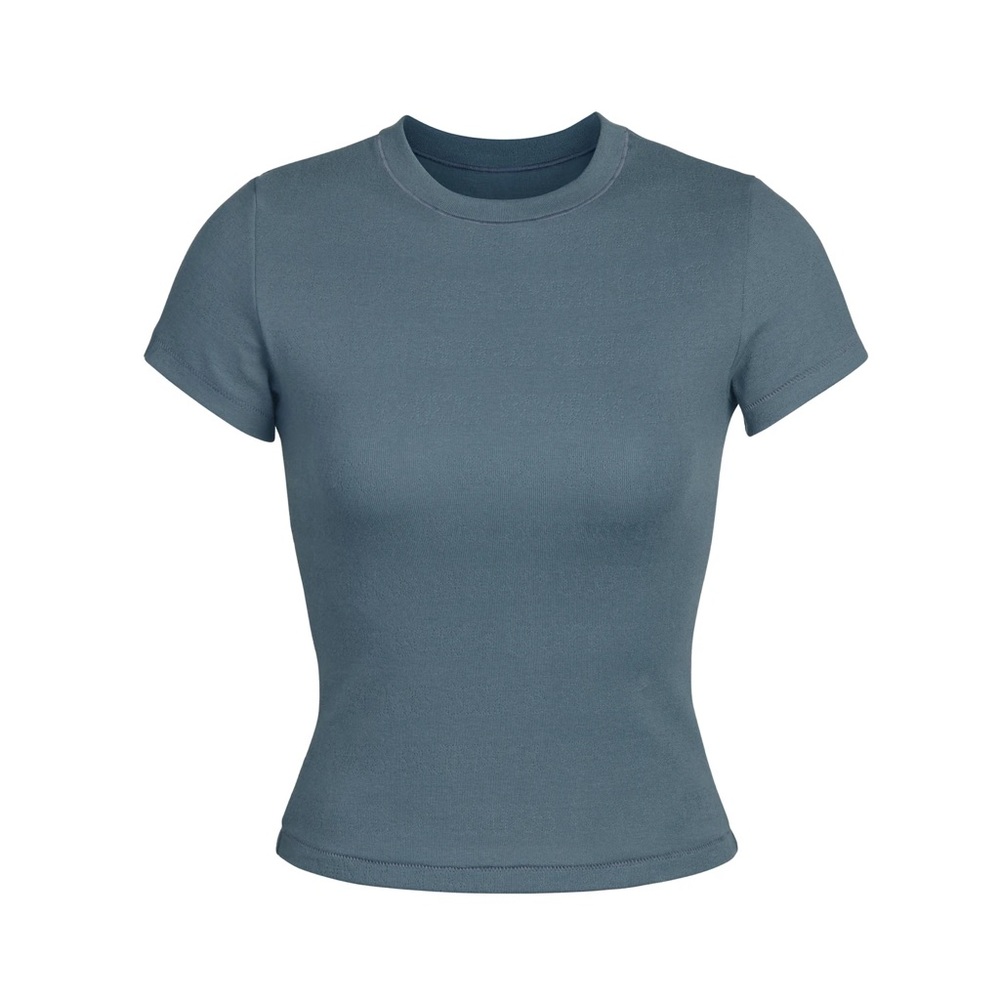 Skims Skims Skims POINTELLE LOGO T-SHIRT